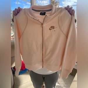 Nike full zip light pink jacket. Great condition!